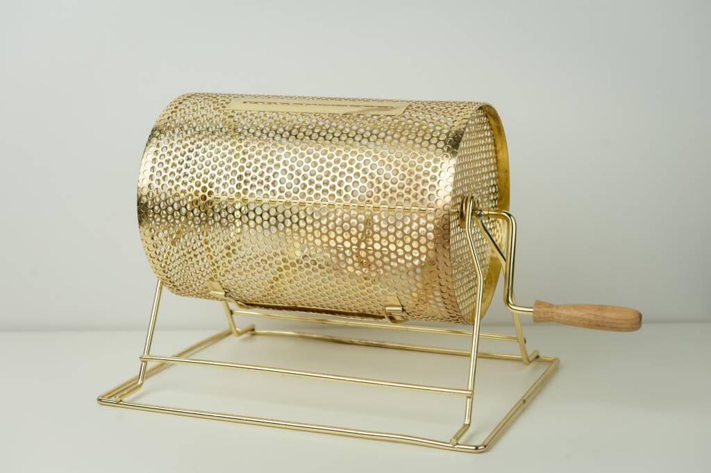 Rental-Gold Metal Rotating Raffle Drum/RD-18&#39;&#39;-1Day