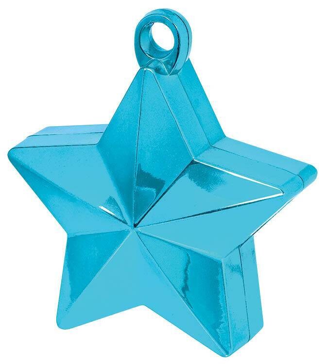 Balloon Weight-Star-Caribbean Blue-6oz