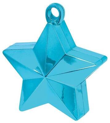 Balloon Weight-Star-Caribbean Blue-6oz