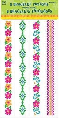 Tattoos-Bracelet-Luau-8pk