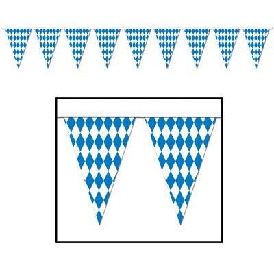 Pennant Banner-Plastic-Oktoberfest-1pkg-30ft