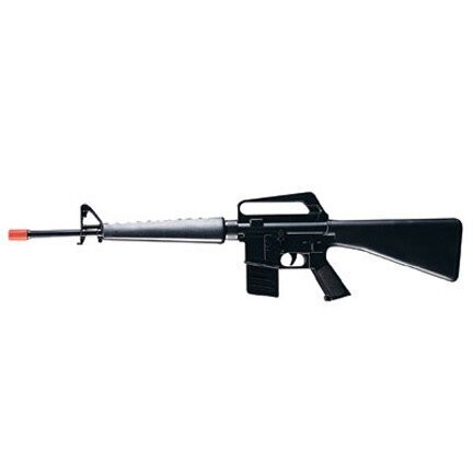 Costume Accessory-Plastic M16 Action Sound Gun-1pkg