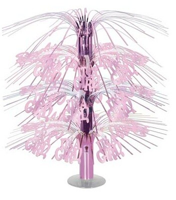 Centerpiece-Cascade-It&#39;s a Girl-1pkg-18&quot;