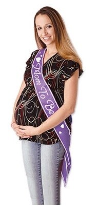 Sash-Satin-Mom To Be-1pkg