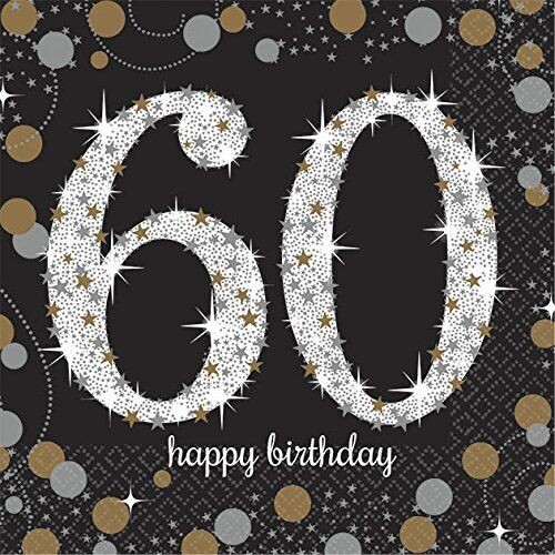 Napkins BEV-Sparkling Celebration 60-16pk