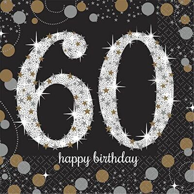 Napkins BEV-Sparkling Celebration 60-16pk