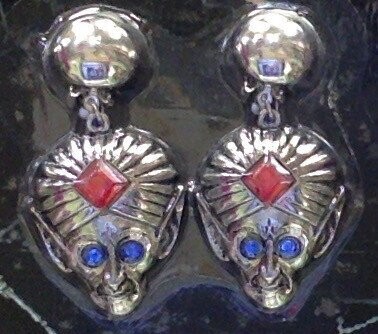 Costume Accessory-Genie Design Gothic Earrings-1pkg