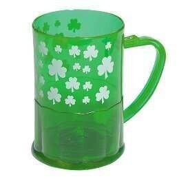 Beer Mug-Plastic-St. Patrick's Day-1pkg
