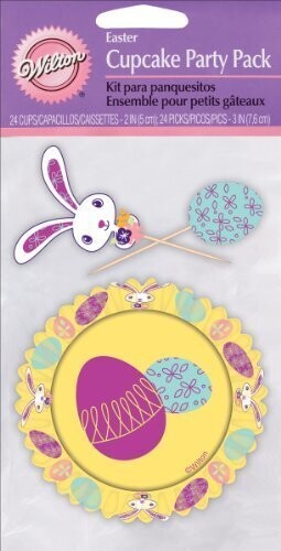 Cupcake Combo Pack- Easter- 24 Cups 2&quot; &amp; Picks 3&quot;