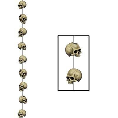Hanging Stringer-Halloween Skulls-1pkg-6.6ft