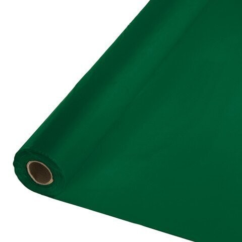 Table Roll-Hunter Green-100ft-Plastic- Discontinued