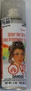 Multi Glitter Hair Spray-1pkg-3oz
