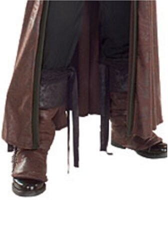 Costume Accessory-Distressed Brown Boot Covers-1pkg