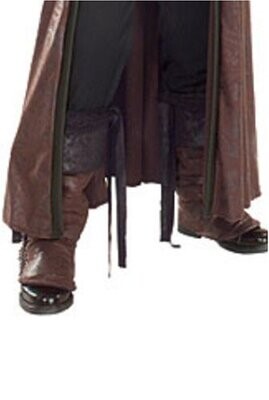 Costume Accessory-Distressed Brown Boot Covers-1pkg