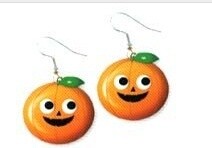 Accessorys-Pumpkin Earrings