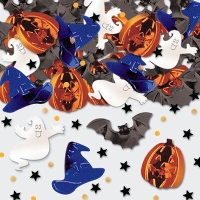 Confetti-Embossed Halloween-Scary Fun-1pkg-14g