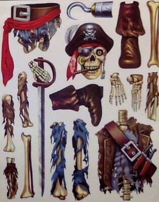 Window Clings-Assorted Halloween Horrors-1pkg-1 Sheet