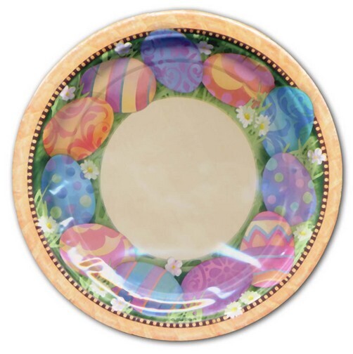 Paper Beverage Plates- Easter Elegance- 8pk/7&quot;