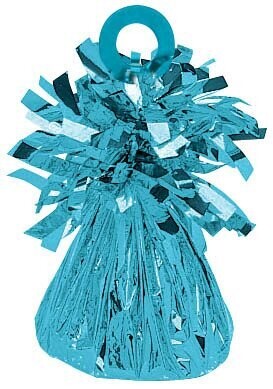 Balloon Weight-Small Foil-Caribbean Blue-6oz