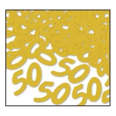 Confetti- Gold- 50th Anniversary