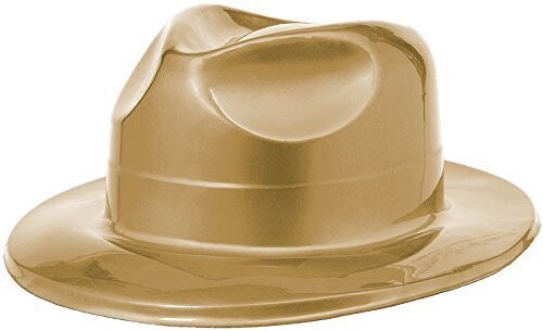 Hat-Fedora-Gold-Plastic