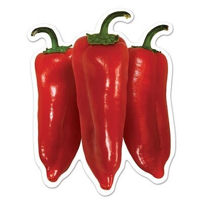 Cutouts-Mini Chili Peppers-10pkg-4.5&quot;