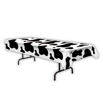 Tablecover-Rectangle-Cow Print-Plastic