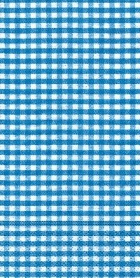 Napkins-Buffet-Vichy Blue-16pkg-3ply
