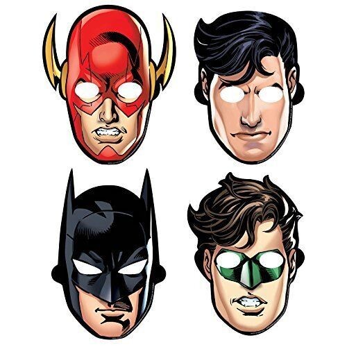 Masks-Justice League-Paper-8pk