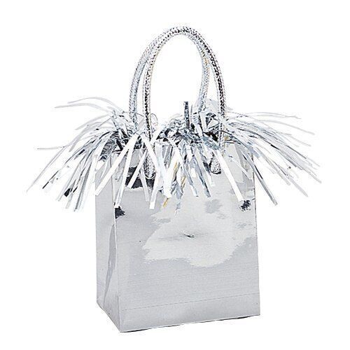 Balloon Weight-Silver-3&#39;&#39;x2.5&#39;&#39;