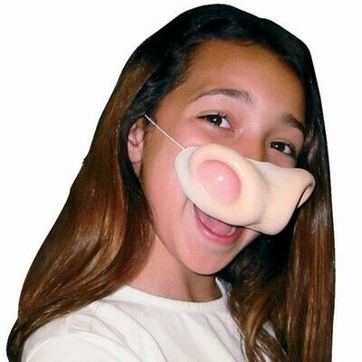 Costume Accessory-Rubber Cow Nose-1pkg