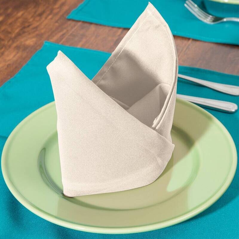 Fabric  Napkins-Ivory(For Sale Per Dozen)