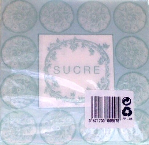 Napkins-BEV-Sucre-20pkg-2ply- Discontinued/Final Sale