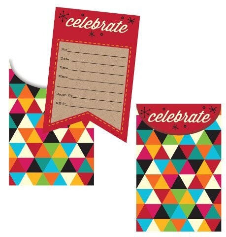 Invitations-Birthday Kraft-8pkg