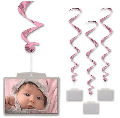 Danglers-Plastic Pocket-Pink-3pkg-3.4ft