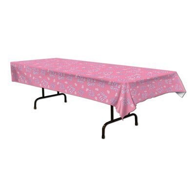 Tablecover-Rectangle-It&#39;s A Girl-4.5ftx9ft-Plastic- Dsicontinued