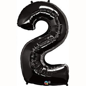 Foil Balloon - Black #2 - 34&quot;