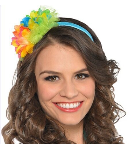 Headband-Luau-Bright Floral-Fabric