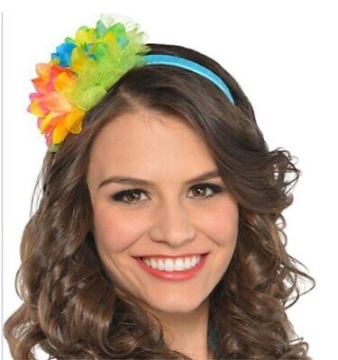 Headband-Luau-Bright Floral-Fabric