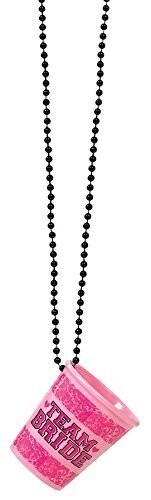 Necklace shotglasses-Team Bride-1.5oz-6PK