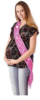 Sash-Satin-Mom to Be-1pkg