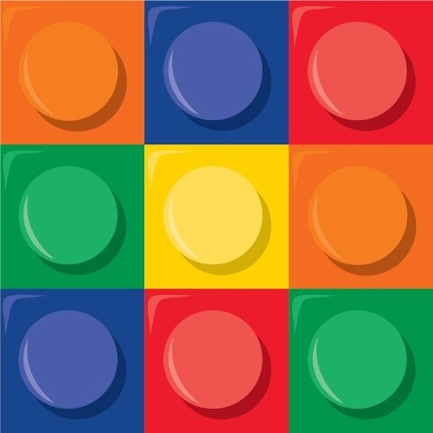 Napkins-BEV-Block Party-16pkg-2ply - Discontinued