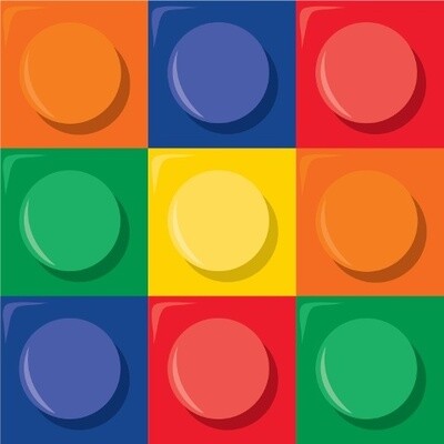 Napkins-BEV-Block Party-16pkg-2ply - Discontinued
