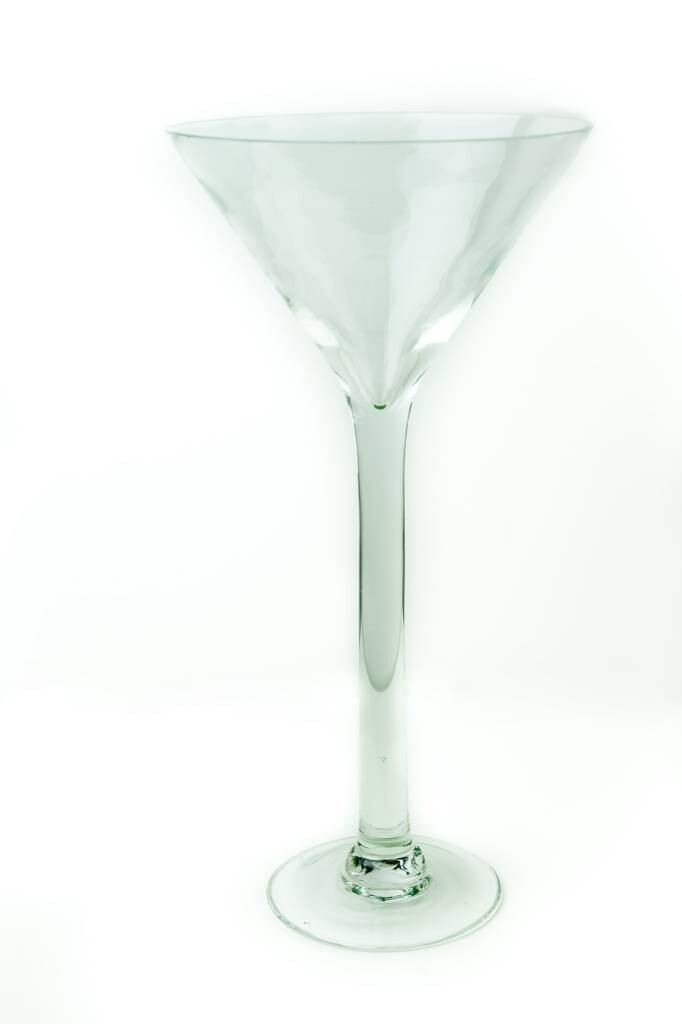 Rental-Large Martini Glass Centerpiece-1Day