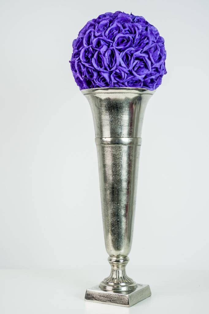 Rental-Silver Metal Vase-1Day