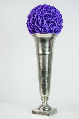 Rental-Silver Metal Vase-1Day