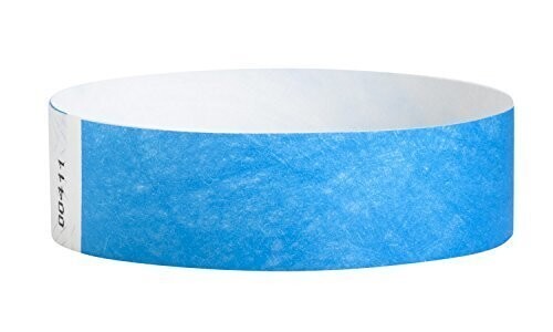 Wristbands-Neon Blue-100pkg