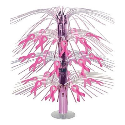 Centerpiece-Cascade-Pink Ribbons-1pkg-18&quot;