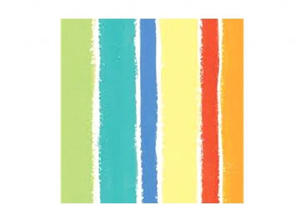 Napkins-BEV-Sunshine Stripes-16pkg-3ply (Discontinued)