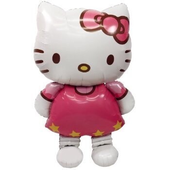 Foil Balloon - Airwalker - Hello Kitty - 30&quot;x50&quot;